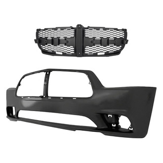 Replacement - 2-Piece (Front Bumper Cover, Grille) (Standard Line)