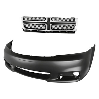 Replacement - 2-Piece (Front Bumper Cover, Grille) (Standard Line)