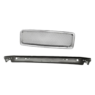 Replacement - 2-Piece (Front Bumper Cover, Grille) (Standard Line)