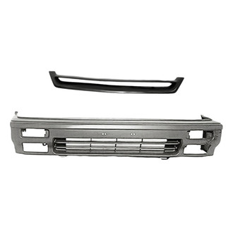 Replacement - 2-Piece (Front Bumper Cover, Grille) (Standard Line)