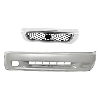 Replacement - 2-Piece (Front Bumper Cover, Grille) (Standard Line)