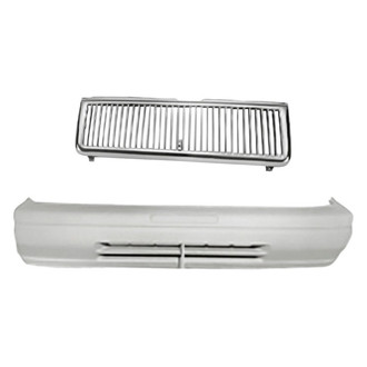 Replacement - 2-Piece (Front Bumper Cover, Grille) (Standard Line)