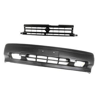 Replacement - 2-Piece (Front Bumper Cover, Grille) (Standard Line)