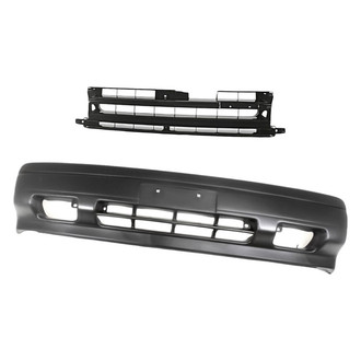 Replacement - 2-Piece (Front Bumper Cover, Grille) (Standard Line)