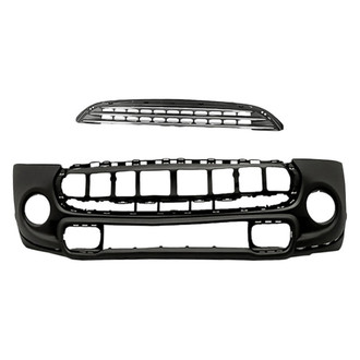 Replacement - 2-Piece (Front Bumper Cover, Grille) (CAPA Certified)