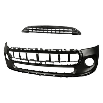 Replacement - 2-Piece (Front Bumper Cover, Grille) (CAPA Certified)