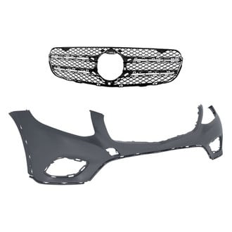 Replacement BNDL-241669 - 2-Piece (Front Bumper Cover, Grille) (CAPA Certified)