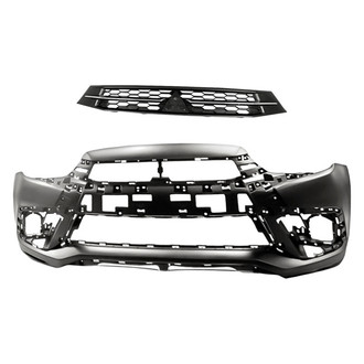 Replacement - 2-Piece (Front Bumper Cover, Grille) (CAPA Certified)
