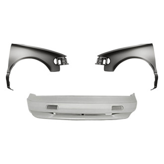 Replacement - 3-Piece (Front Bumper Cover, Driver and Passenger Side Fender) (Standard Line)