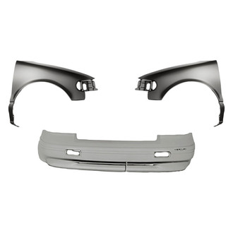 Replacement - 3-Piece (Front Bumper Cover, Driver and Passenger Side Fender) (Standard Line)