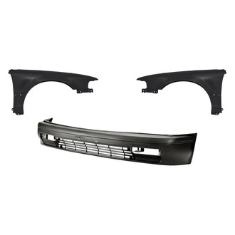 Replacement - 3-Piece (Front Bumper Cover, Driver and Passenger Side Fender) (Standard Line)