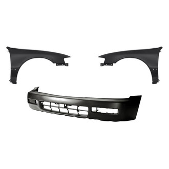 Replacement - 3-Piece (Front Bumper Cover, Driver and Passenger Side Fender) (Standard Line)