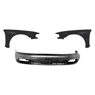 Replacement - 3-Piece (Front Bumper Cover, Driver and Passenger Side Fender) (Standard Line)