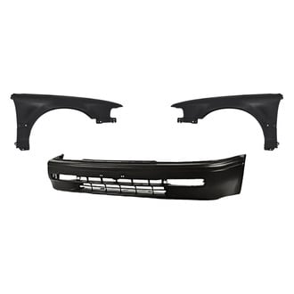 Replacement - 3-Piece (Front Bumper Cover, Driver and Passenger Side Fender) (Standard Line)