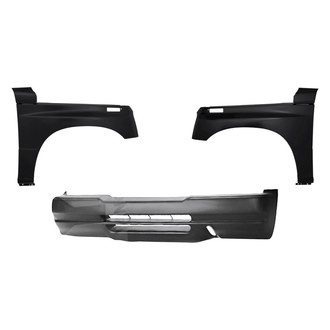 Replacement - 3-Piece (Front Bumper Cover, Driver and Passenger Side Fender) (Standard Line)