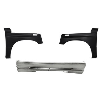 Replacement - 3-Piece (Front Bumper Cover, Driver and Passenger Side Fender) (Standard Line)