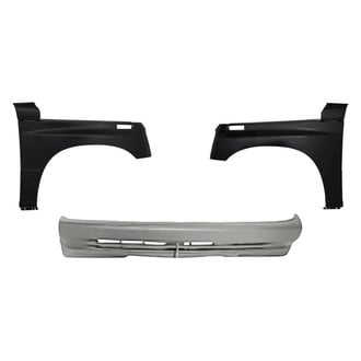Replacement - 3-Piece (Front Bumper Cover, Driver and Passenger Side Fender) (Standard Line)