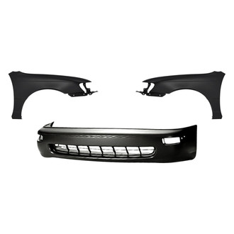 Replacement - 3-Piece (Front Bumper Cover, Driver and Passenger Side Fender) (Standard Line)