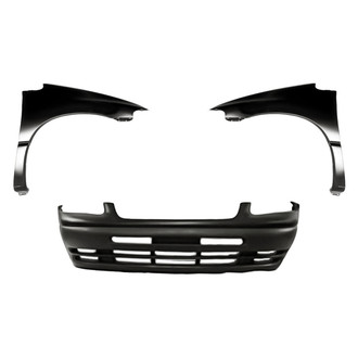 Replacement - 3-Piece (Front Bumper Cover, Driver and Passenger Side Fender)