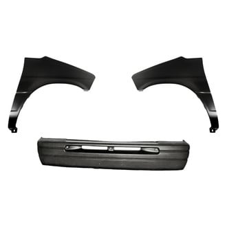 Replacement - 3-Piece (Front Bumper Cover, Driver and Passenger Side Fender) (Standard Line)