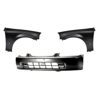 Replacement - 3-Piece (Front Bumper Cover, Driver and Passenger Side Fender) (Standard Line)