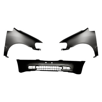 Replacement - 3-Piece (Front Bumper Cover, Driver and Passenger Side Fender) (Standard Line)