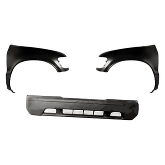 Replacement - 3-Piece (Front Bumper Cover, Driver and Passenger Side Fender) (Standard Line)