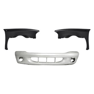 Replacement - 3-Piece (Front Bumper Cover, Driver and Passenger Side Fender) (Standard Line)