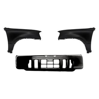 Replacement - 3-Piece (Front Bumper Cover, Driver and Passenger Side Fender) (Standard Line)