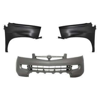 Replacement BNDL-244042 - 3-Piece (Front Bumper Cover, Driver and Passenger Side Fender) (Standard Line)