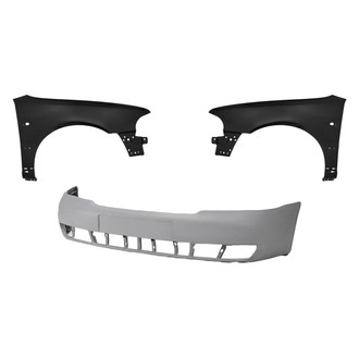 Replacement BNDL-244048 - 3-Piece (Front Bumper Cover, Driver and Passenger Side Fender) (Standard Line)