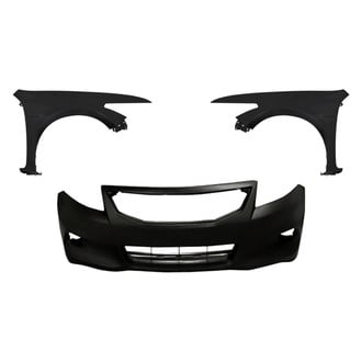 Replacement - 3-Piece (Front Bumper Cover, Driver and Passenger Side Fender) (Standard Line)