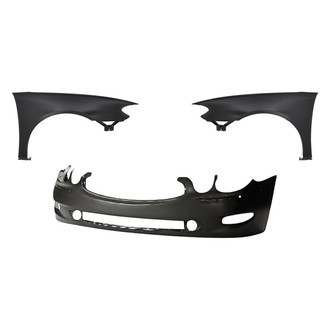 Replacement - 3-Piece (Front Bumper Cover, Driver and Passenger Side Fender) (Standard Line)