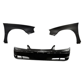Replacement - 3-Piece (Front Bumper Cover, Driver and Passenger Side Fender) (Standard Line)