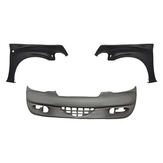 Replacement BNDL-244161 - 3-Piece (Front Bumper Cover, Driver and Passenger Side Fender) (Standard Line)