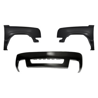 Replacement - 3-Piece (Front Bumper Cover, Driver and Passenger Side Fender) (Standard Line)
