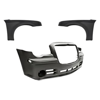 Replacement - 3-Piece (Front Bumper Cover, Driver and Passenger Side Fender) (Standard Line)