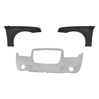 Replacement - 3-Piece (Front Bumper Cover, Driver and Passenger Side Fender) (Standard Line)