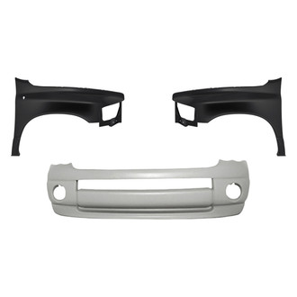 Replacement - 3-Piece (Front Bumper Cover, Driver and Passenger Side Fender)