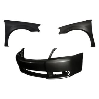 Replacement - 3-Piece (Front Bumper Cover, Driver and Passenger Side Fender)