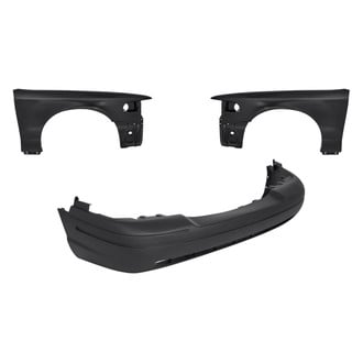 Replacement - 3-Piece (Front Bumper Cover, Driver and Passenger Side Fender) (Standard Line)