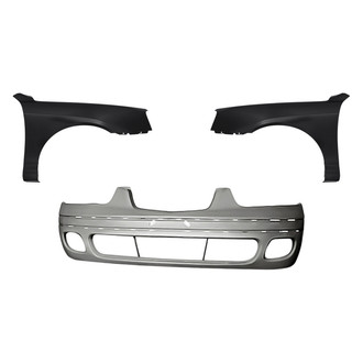 Replacement - 3-Piece (Front Bumper Cover, Driver and Passenger Side Fender) (Standard Line)