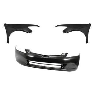 Replacement - 3-Piece (Front Bumper Cover, Driver and Passenger Side Fender) (Standard Line)