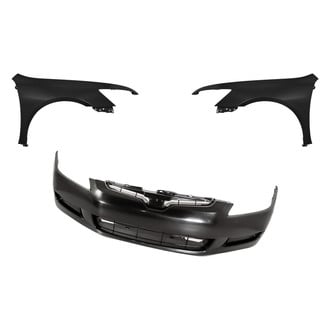 Replacement - 3-Piece (Front Bumper Cover, Driver and Passenger Side Fender) (Standard Line)