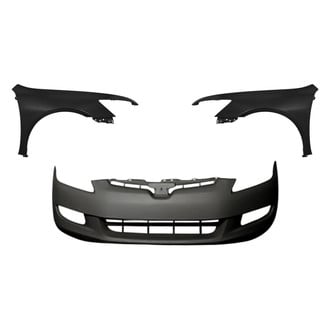 Replacement - 3-Piece (Front Bumper Cover, Driver and Passenger Side Fender) (Standard Line)