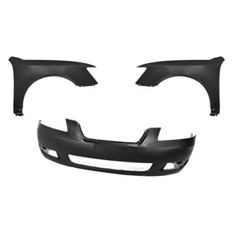 Replacement - 3-Piece (Front Bumper Cover, Driver and Passenger Side Fender)