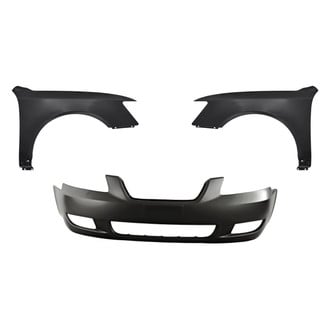 Replacement - 3-Piece (Front Bumper Cover, Driver and Passenger Side Fender) (Standard Line)