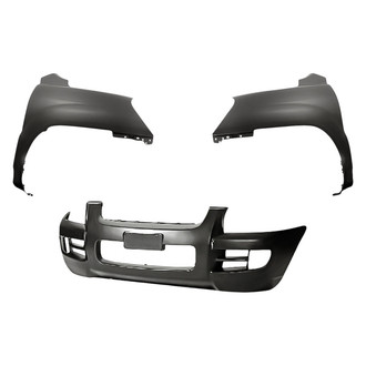 Replacement BNDL-244603 - 3-Piece (Front Bumper Cover, Driver and Passenger Side Fender) (Standard Line)