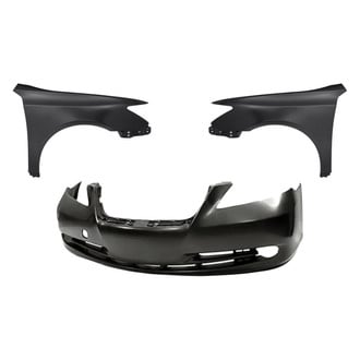 Replacement BNDL-244650 - 3-Piece (Front Bumper Cover, Driver and Passenger Side Fender) (Standard Line)