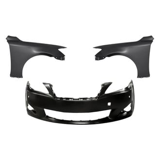 Replacement - 3-Piece (Front Bumper Cover, Driver and Passenger Side Fender) (Standard Line)